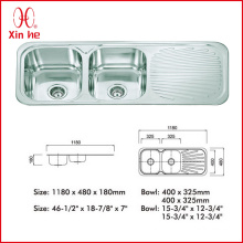 SUS304 stainless steel kitchen sink drain parts